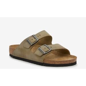 Birkenstock Arizona Soft Footbed Sandal - Men's Size 43 or 10.5-11 US NWOB Khaki
